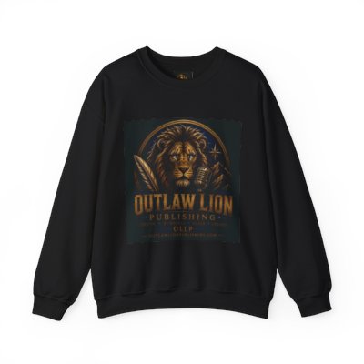 OutLaw Lion Publishing Lion Head Graphic Crewneck